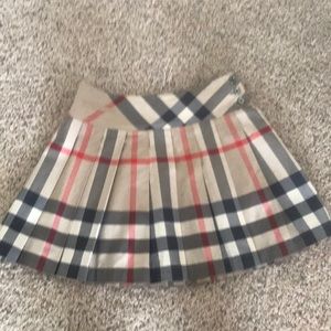 Children’s 12Y Burberry Pleated Skirt